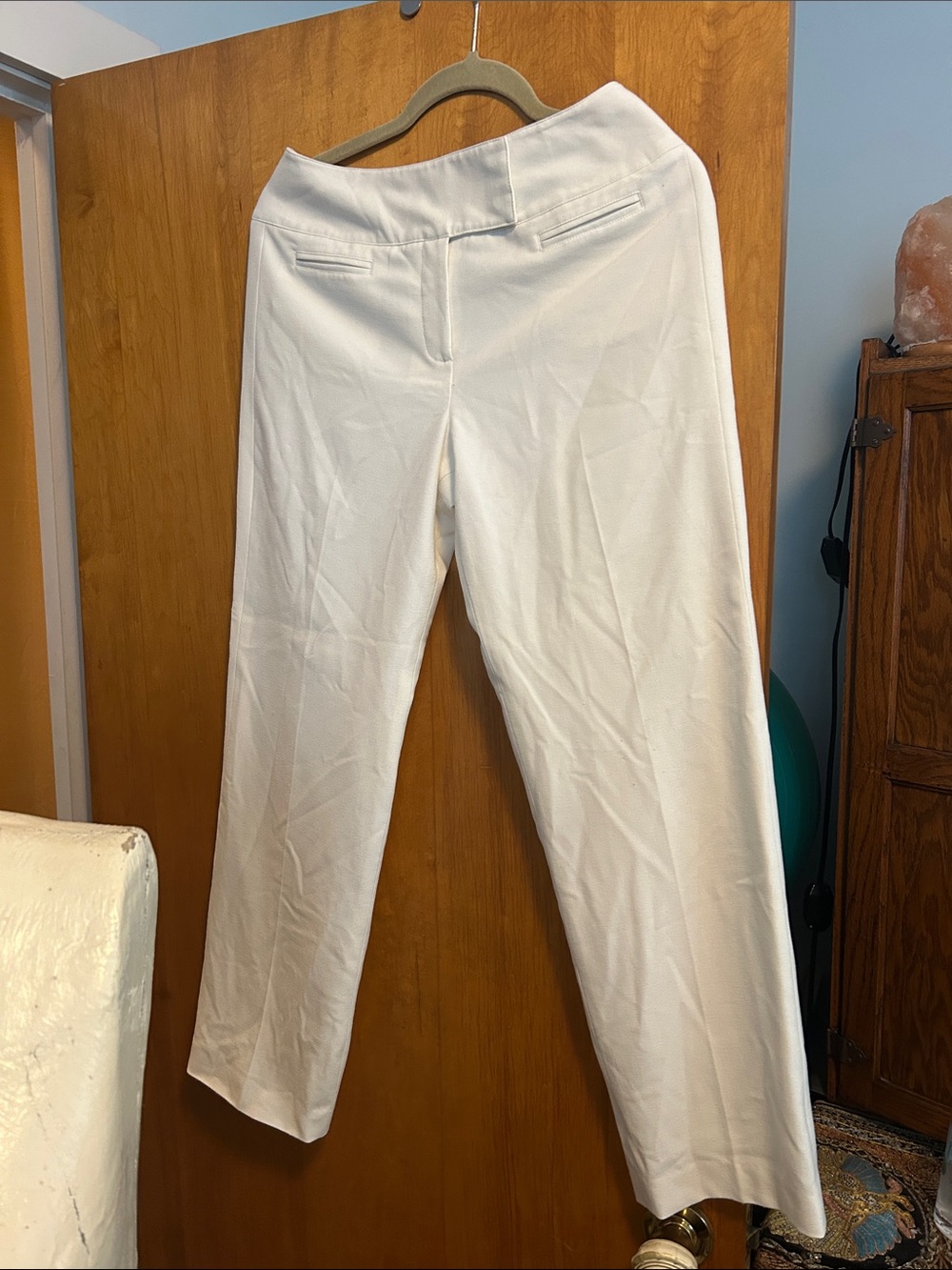 White Stretch Pants
